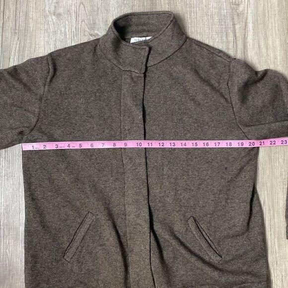 AMINA RUBINACCI | Brown Cashmeres Sweater Jacket Size 44 Medium - Picture 5 of 7